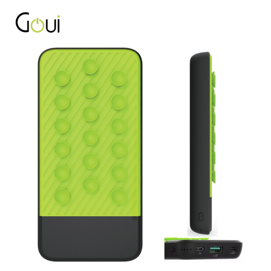 LUX 10000mAh Power bank Type C and Usb-a (Rubber Suction Cup) - Goui 8086