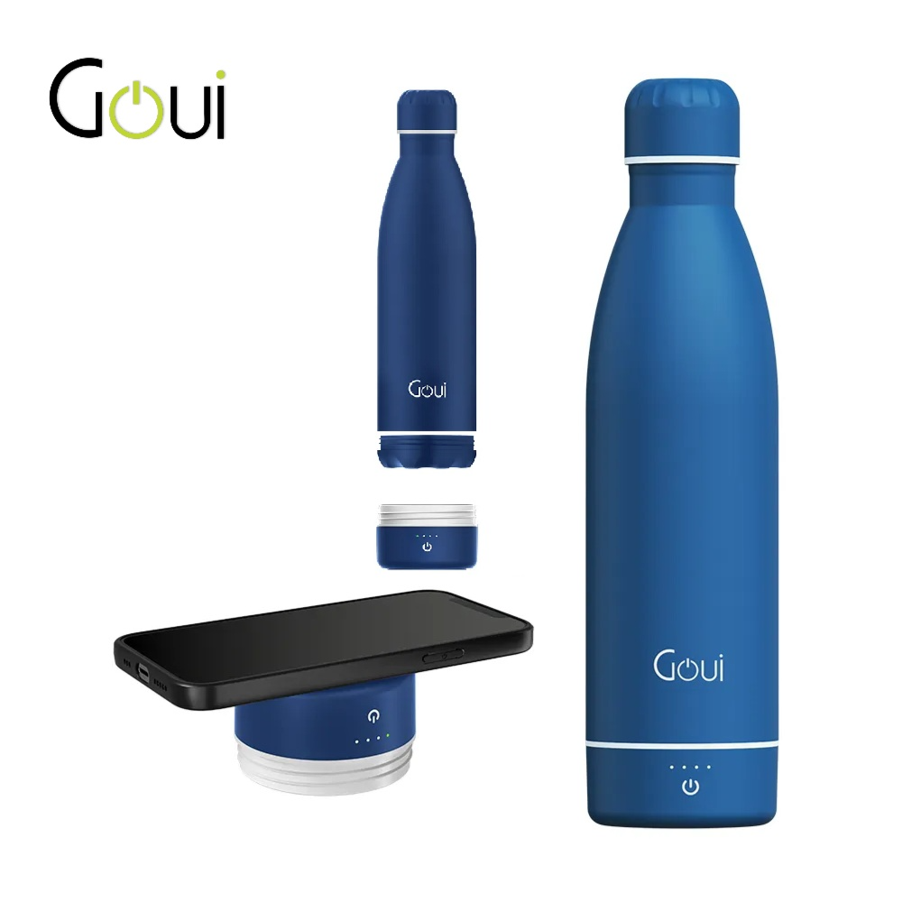 Loch Bottle Wireless Charging Power Bank 6000mah - Goui Blue 9314