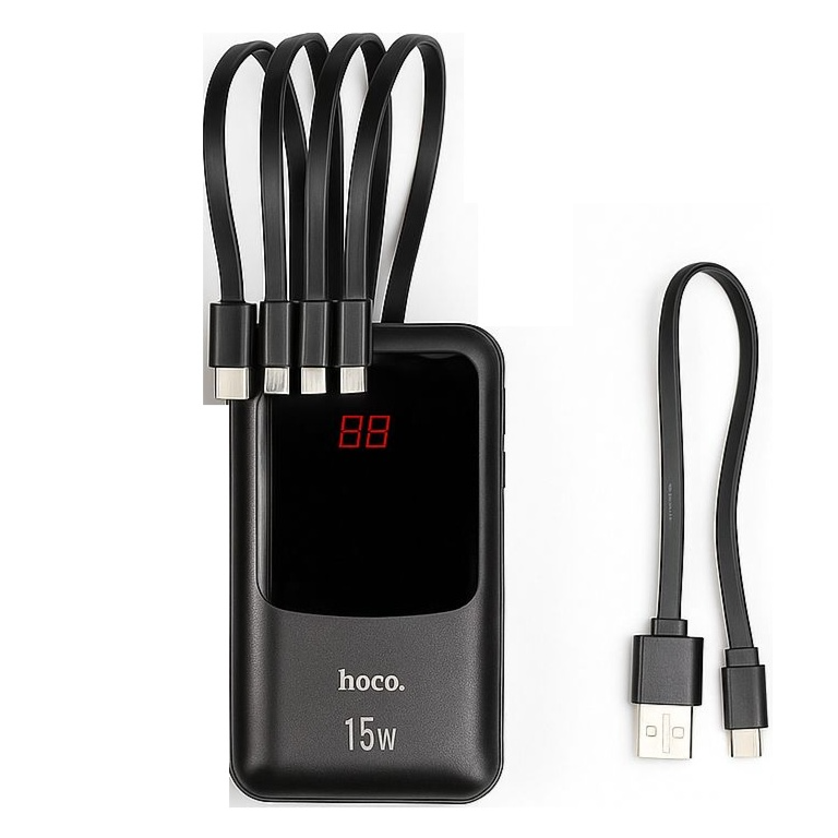 Power Bank 10,000mAh 4-in-1 Fast Charging Solution-Hoco DB85