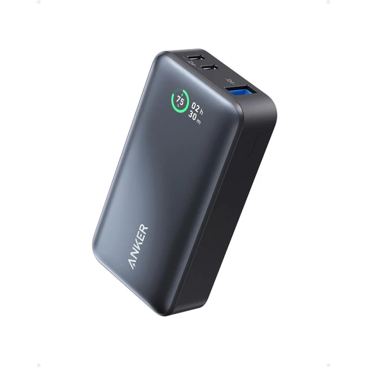 Power Bank na Mabilis Mag-charge at Madaling Gamitin sa Bulsa, 10000 mah - Anker 1256h12 Itim