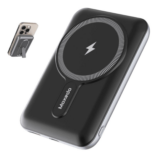 Wireless Charging Power Bank 10,000 mAh With in Built Stand-moxedo2071