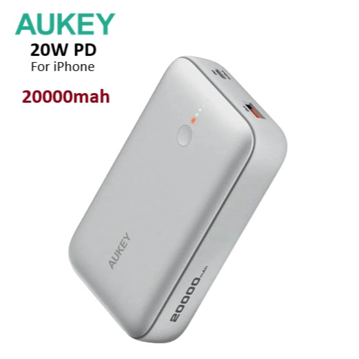 Fast Charging Mini Power Bank For Iphone 20000Mah (20W Pd) - Aukey Pb-Y57