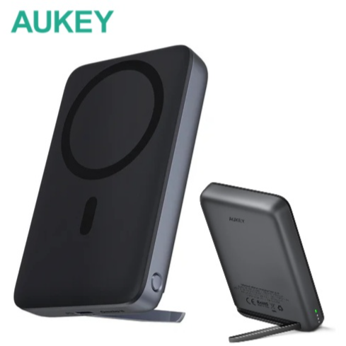 Magnetic Wireless Charging Power Bank 10000mah - Aukey pb-ms02