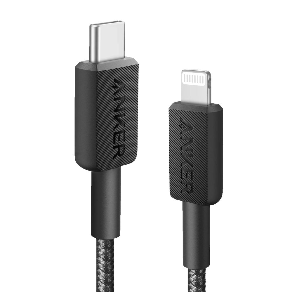 Anker USB-C to Lightning cable Qatar A81B6H11 black 6ft
