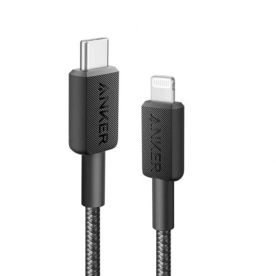Anker 322 USB-C to Lightning cable 10ft Black Qatar
