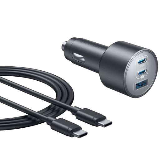 Anker 167.5W car charger Qatar B2737HA1 black front view