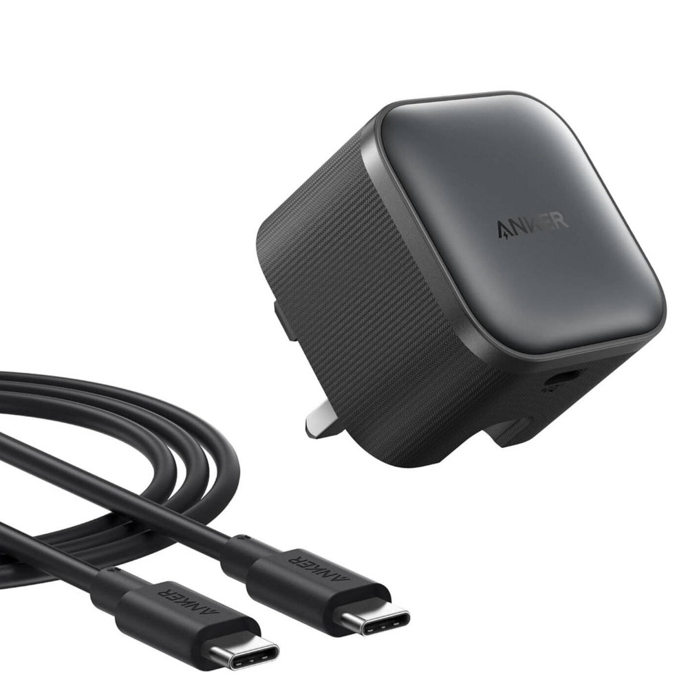 Anker 45W charger Qatar B2692K11 black front view