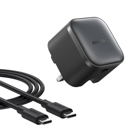 Anker 45W charger Qatar B2692K11 black front view