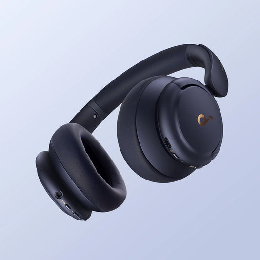 Anker Life Q30 ANC headphones Qatar blue over-ear design
