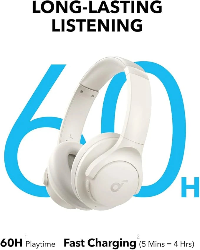 Anker Q11i Bluetooth headphones Qatar white over-ear design