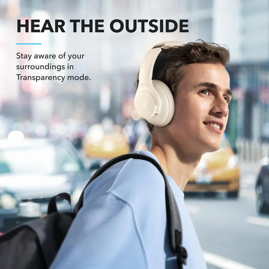 Anker Q20i ANC headphones Qatar white over-ear design