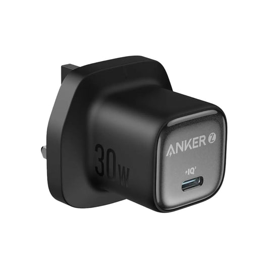 Anker 30W charger Qatar A2698K11 black front view