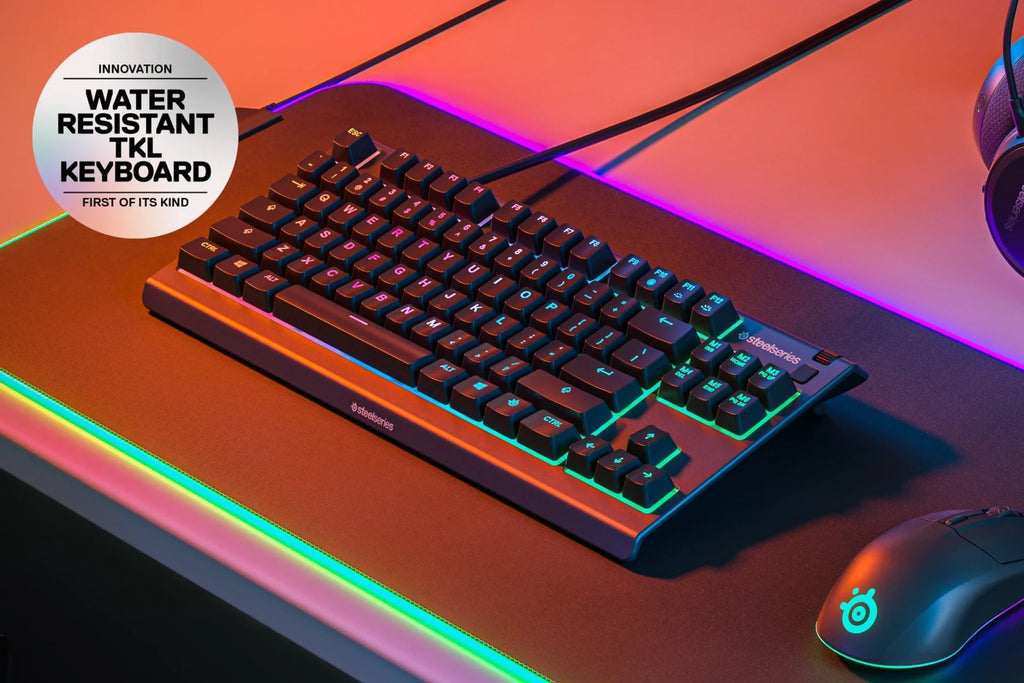 SteelSeries Apex 3 TKL RGB gaming keyboard Black Qatar