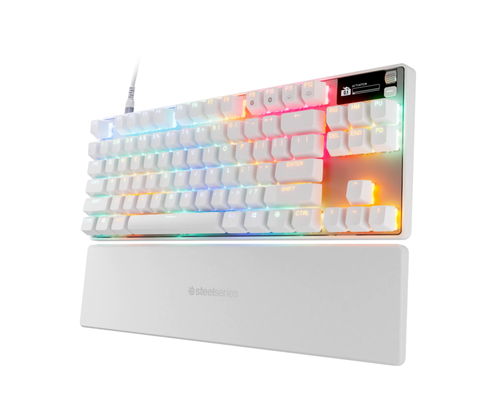 SteelSeries Apex Pro TKL Gen 3 US White gaming keyboard Qatar