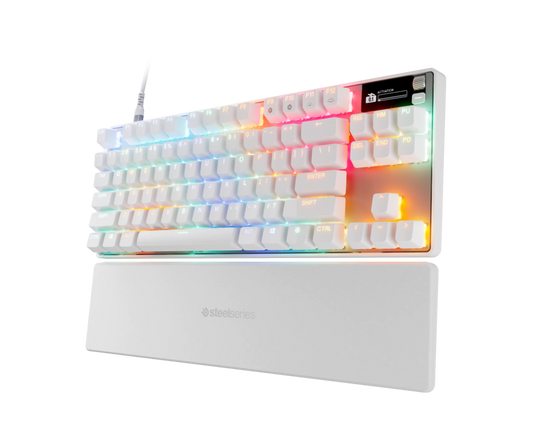 SteelSeries Apex Pro TKL Gen 3 US White gaming keyboard Qatar