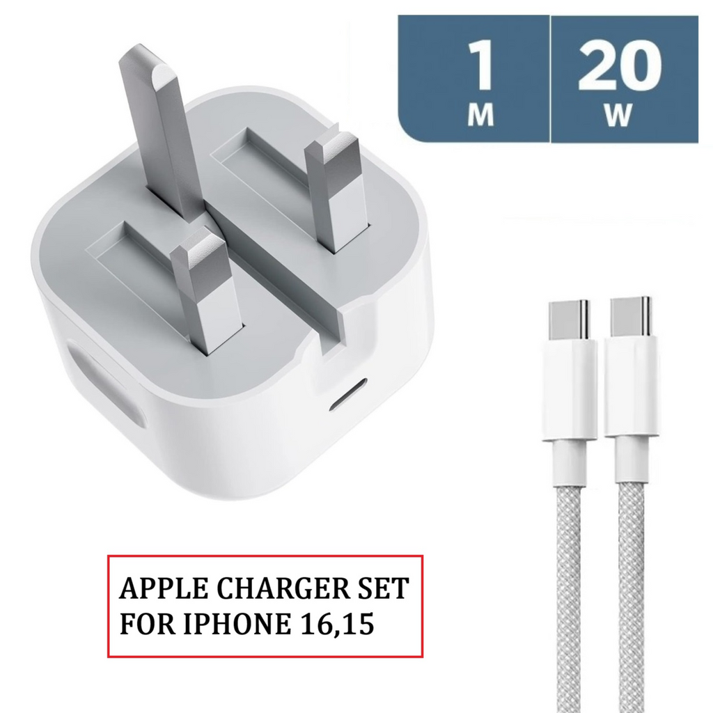 Buy iPhone 16 charger Qatar with 20W adapter
