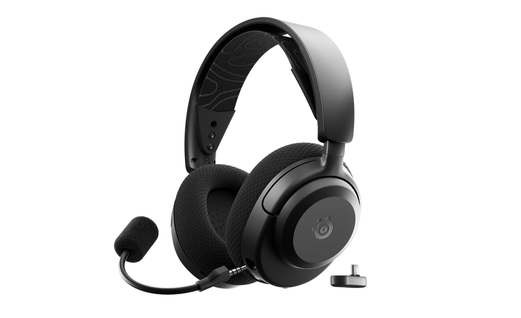 Black SteelSeries Arctis Nova 3 Wireless headset with microphone Qatar