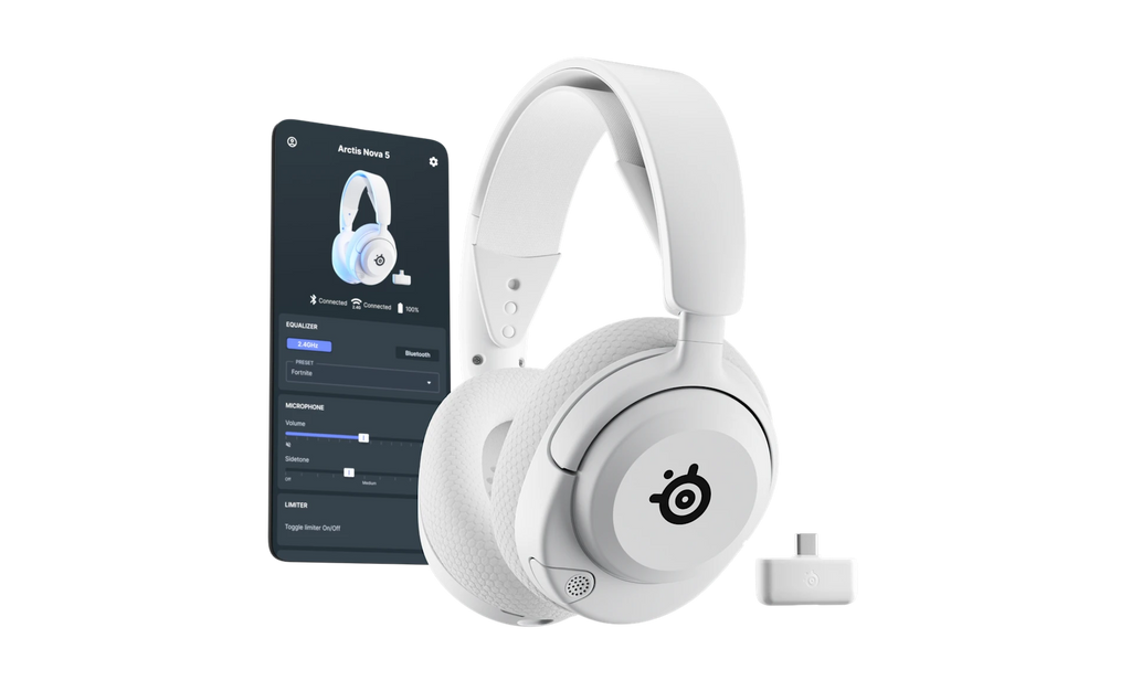 SteelSeries Arctis Nova 5P Wireless gaming headset White in Qatar