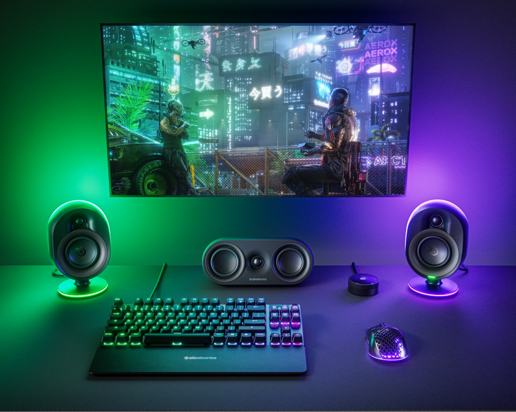 SteelSeries Arena 7 desktop speakers and subwoofer Black Qatar