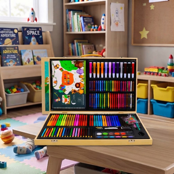 198 PCS Art Set for Kids & Artists | Drawing & Painting Kit