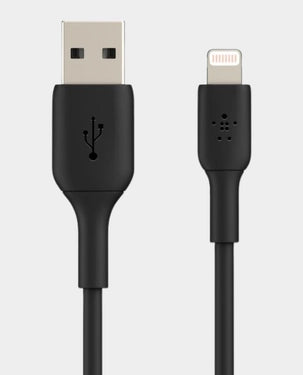 Buy Belkin Lightning Cable 1M Black Qatar
