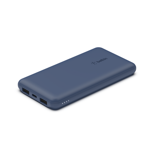 Belkin BoostCharge Qatar portable charger blue color