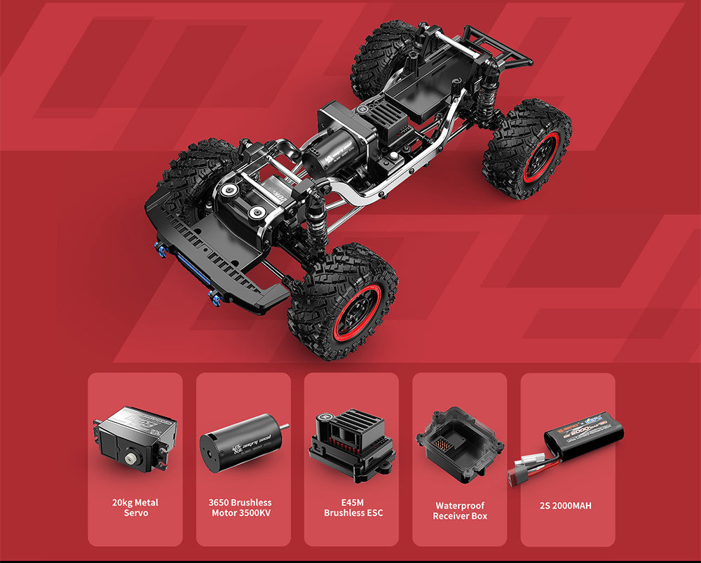 Buy Brushless RC Crawler Qatar MJX Hyper Go H8P Rock Crawling