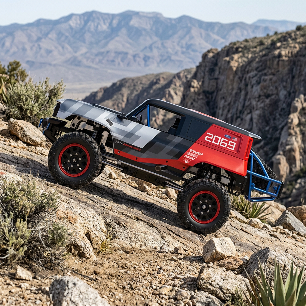 Buy Brushless RC Crawler Qatar MJX Hyper Go H8P Side View