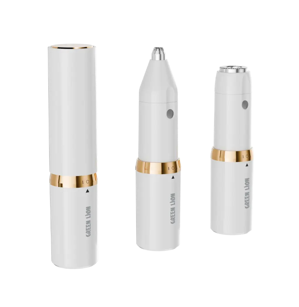 Green Lion 2-in-1 lady shaver Qatar in white with dual grooming heads