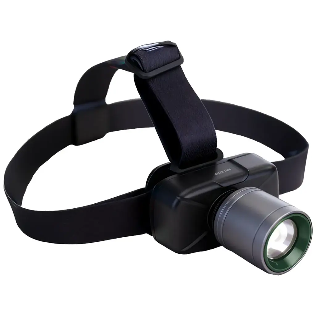Green Lion Beam Light rechargeable headlamp black Qatar GNBMRLMPBK