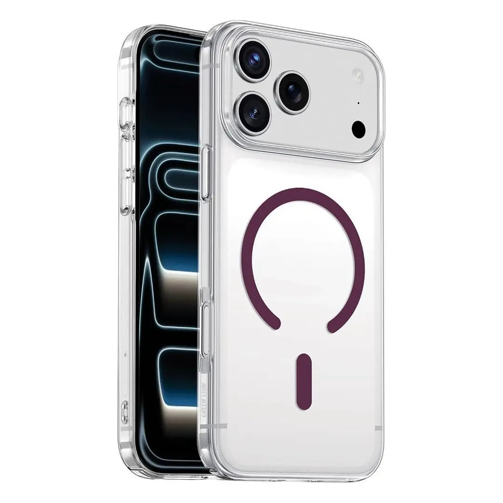 Green Lion Regal MagSafe case for iPhone 18 Pro Burgundy Qatar
