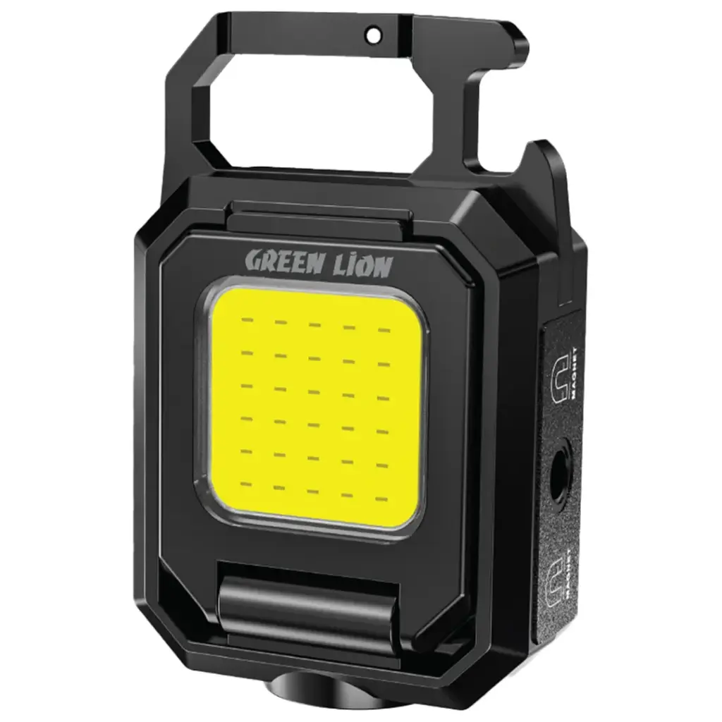 Green Lion Foldable Keychain Light 550 lumens black Qatar model GNKYLGTFL9BK
