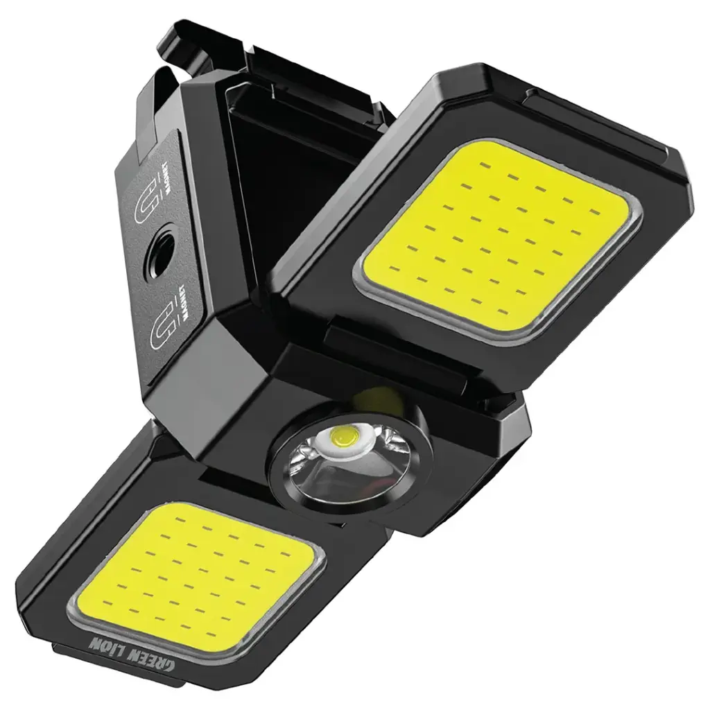 Green Lion rechargeable keychain light Qatar with foldable design and magnetic attachment