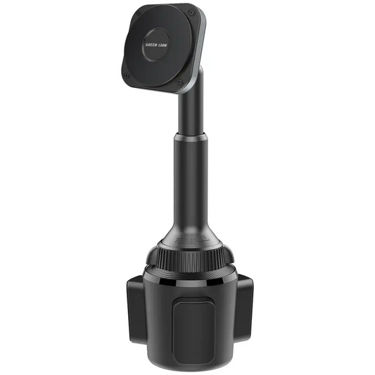 Green Lion GX-43 MagSafe cup phone holder Qatar in black with adjustable arm