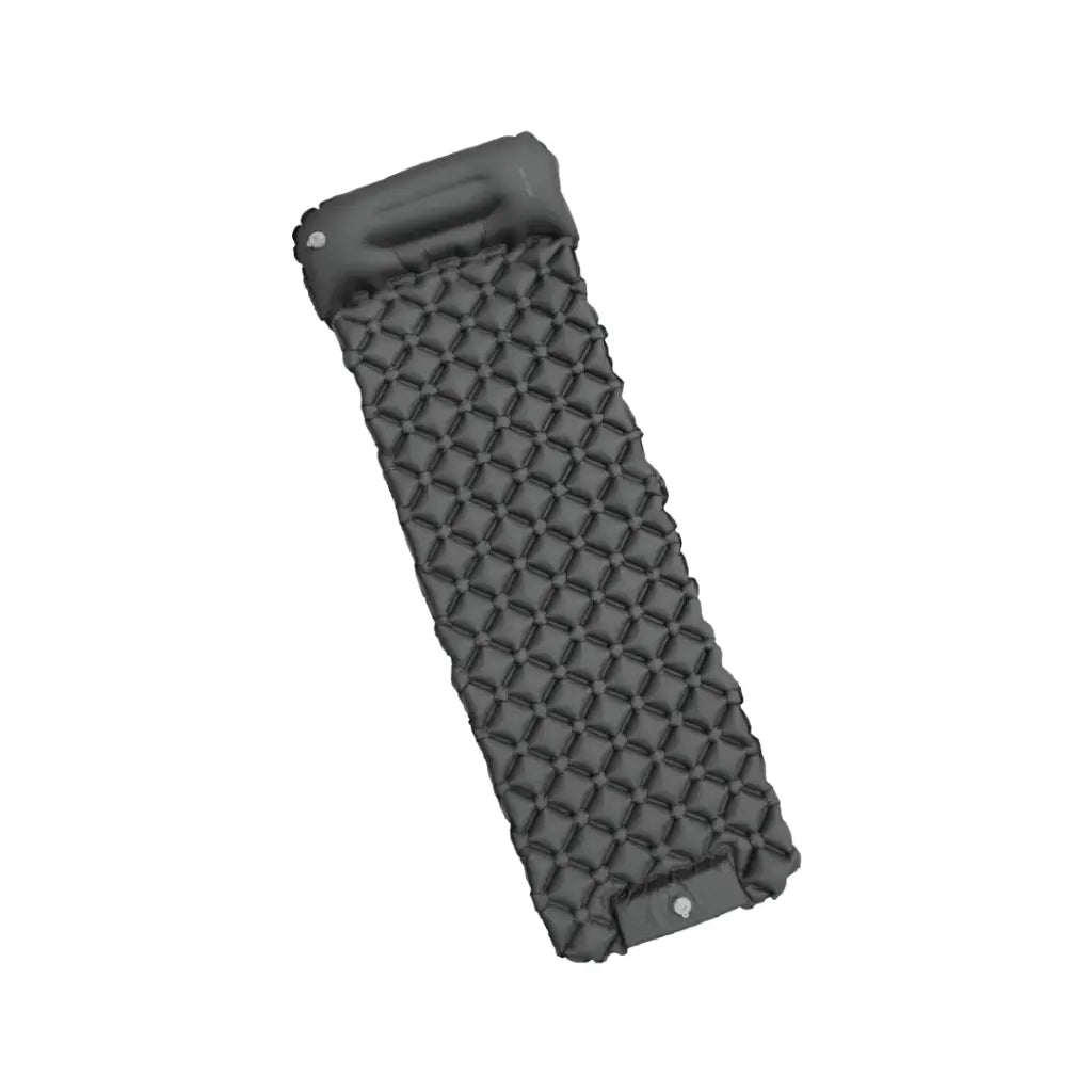 Green Lion inflatable air mattress Qatar in black with built-in foot pump
