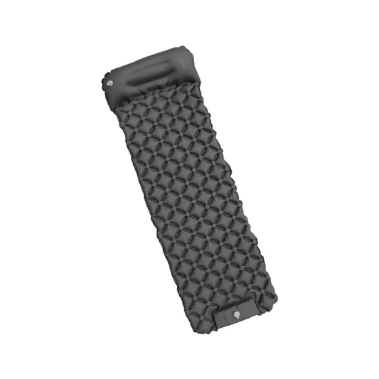 Green Lion inflatable air mattress Qatar in black with built-in foot pump