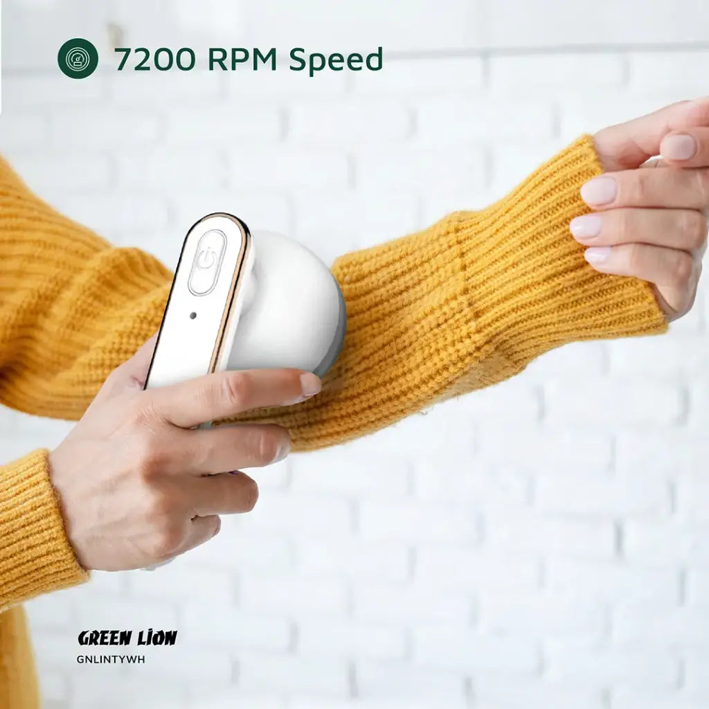 Green Lion GNLINTYWH Type-C rechargeable clothes lint remover Qatar