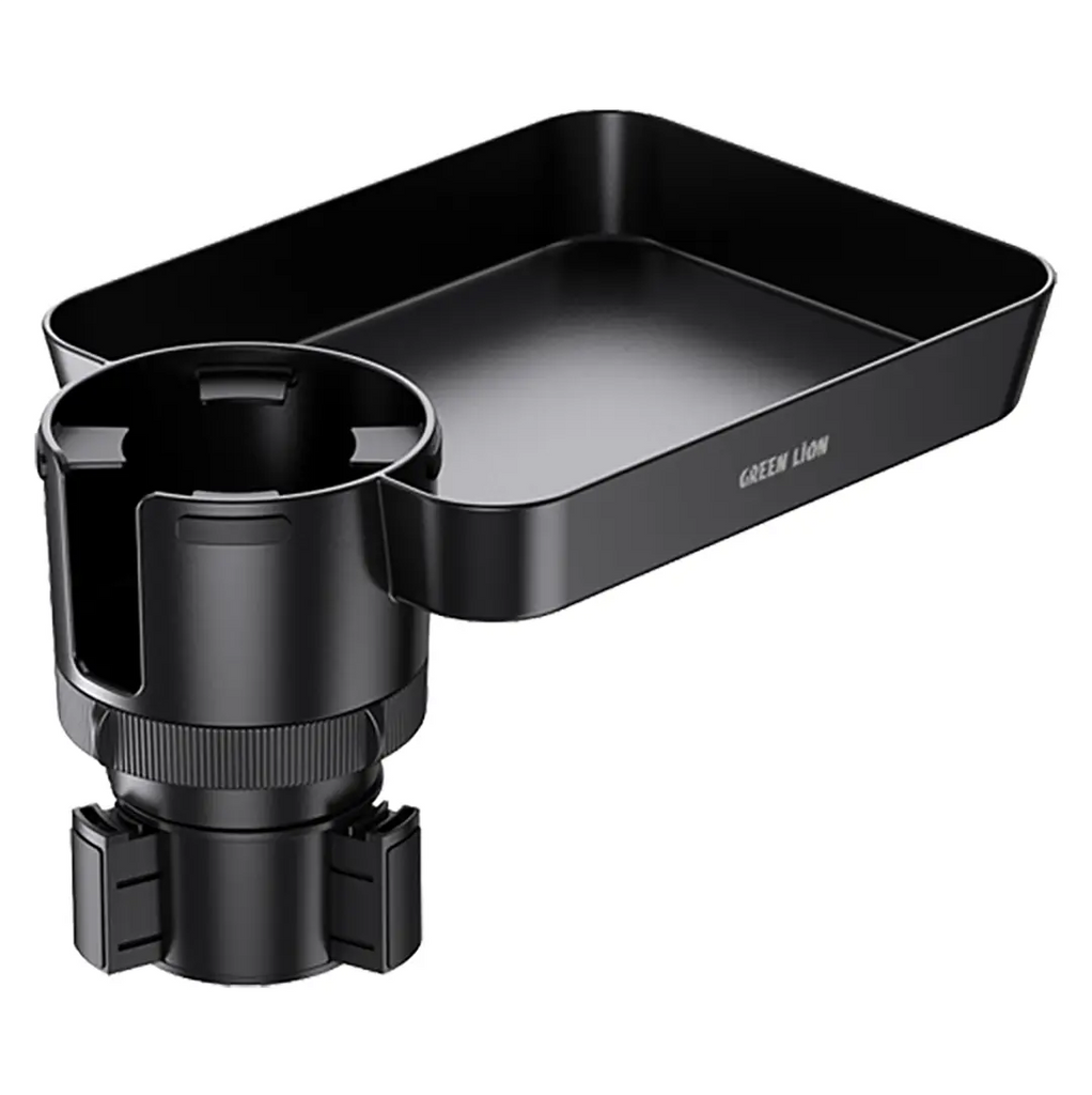 Green Lion Multi-Function Car Cup Holder Tray Qatar showing the integrated cup holder
