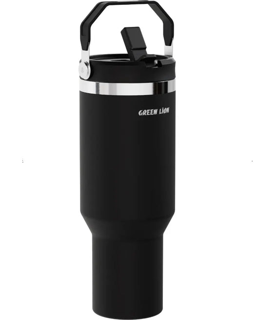 Green Lion Rover Vacuum Tumbler 900ml black Qatar with stainless steel body
