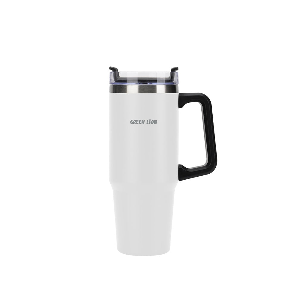 Green Lion Vacuum Travel Mug 900ml white Qatar model GNVACTVMUGWH