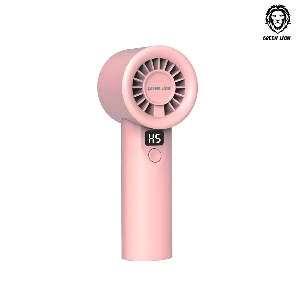 Green Lion Wind Mate handheld fan pink Qatar