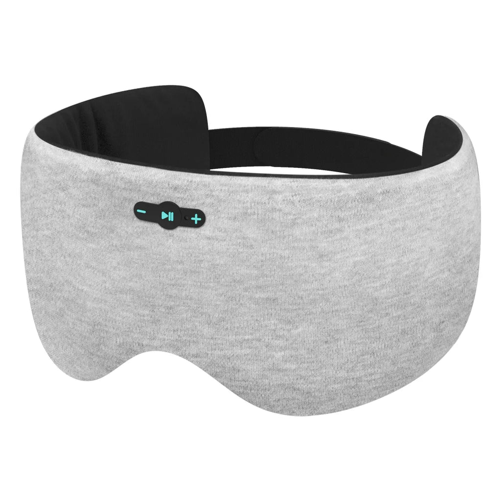 Green Lion wireless audio sleep mask Qatar in grey with built-in stereo speakers