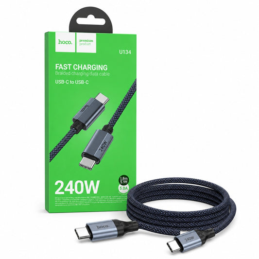 HOCO Primero USB-C to USB-C 240W Fast Charging Data Cable 1.8M U134