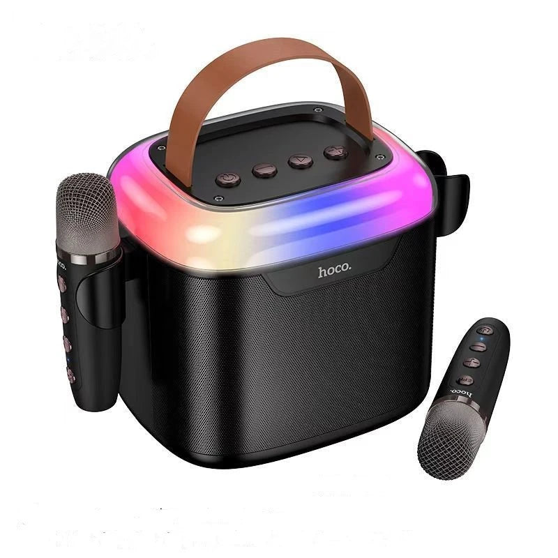 buy bluetooth speaker with mic Qatar Hoco DS69 front view