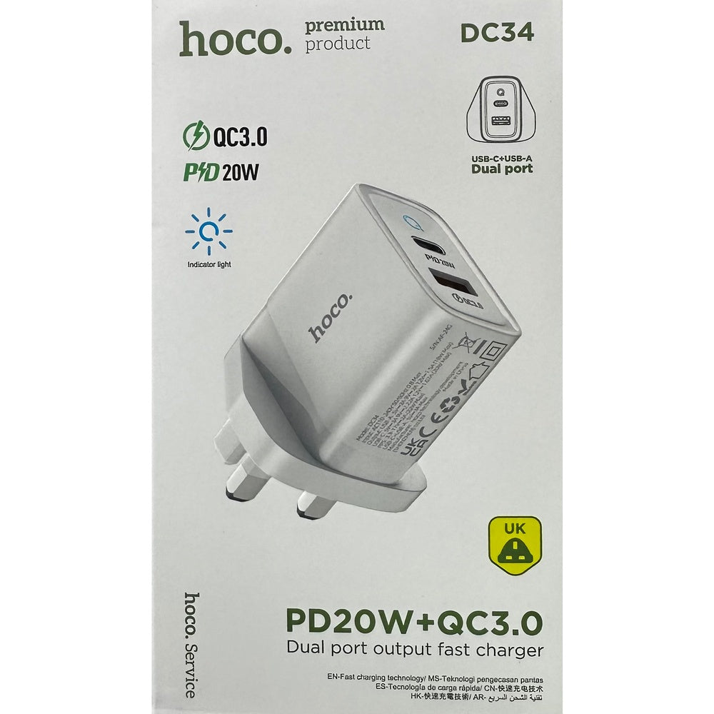 buy Hoco DC34 charger Qatar front view
