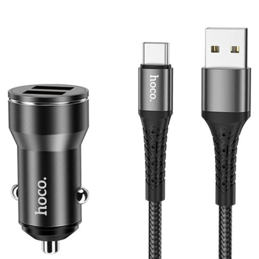 buy HOCO DZ11 car charger Qatar front view