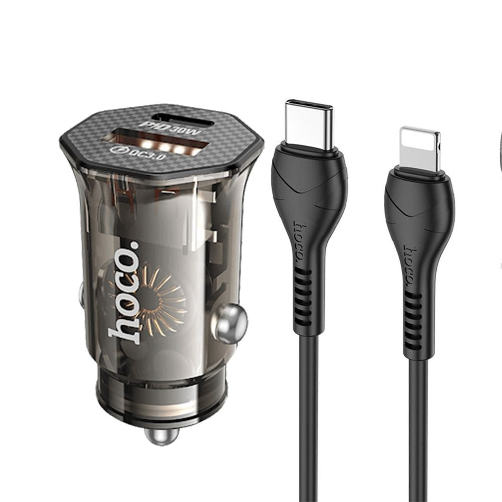 buy HOCO DZ16 car charger Qatar front view