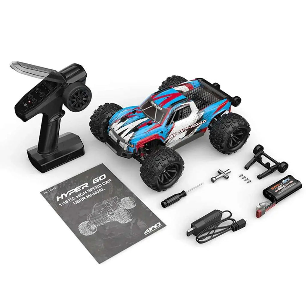 MJX Hyper Go 16218 1/16 Scale 4WD Brushless RTR Off-Road RC Monster Truck