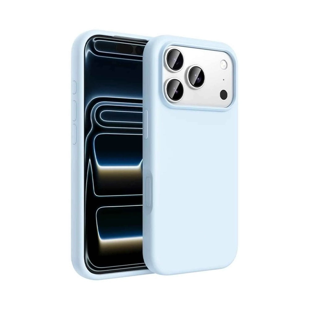 HOCO DG30 iPhone 17 Pro Max silicone phone case Light Blue Qatar
