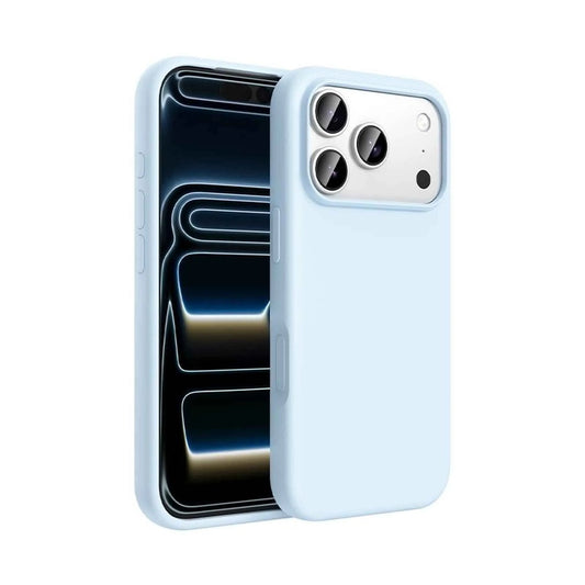 HOCO DG30 iPhone 17 Pro Max silicone phone case Light Blue Qatar